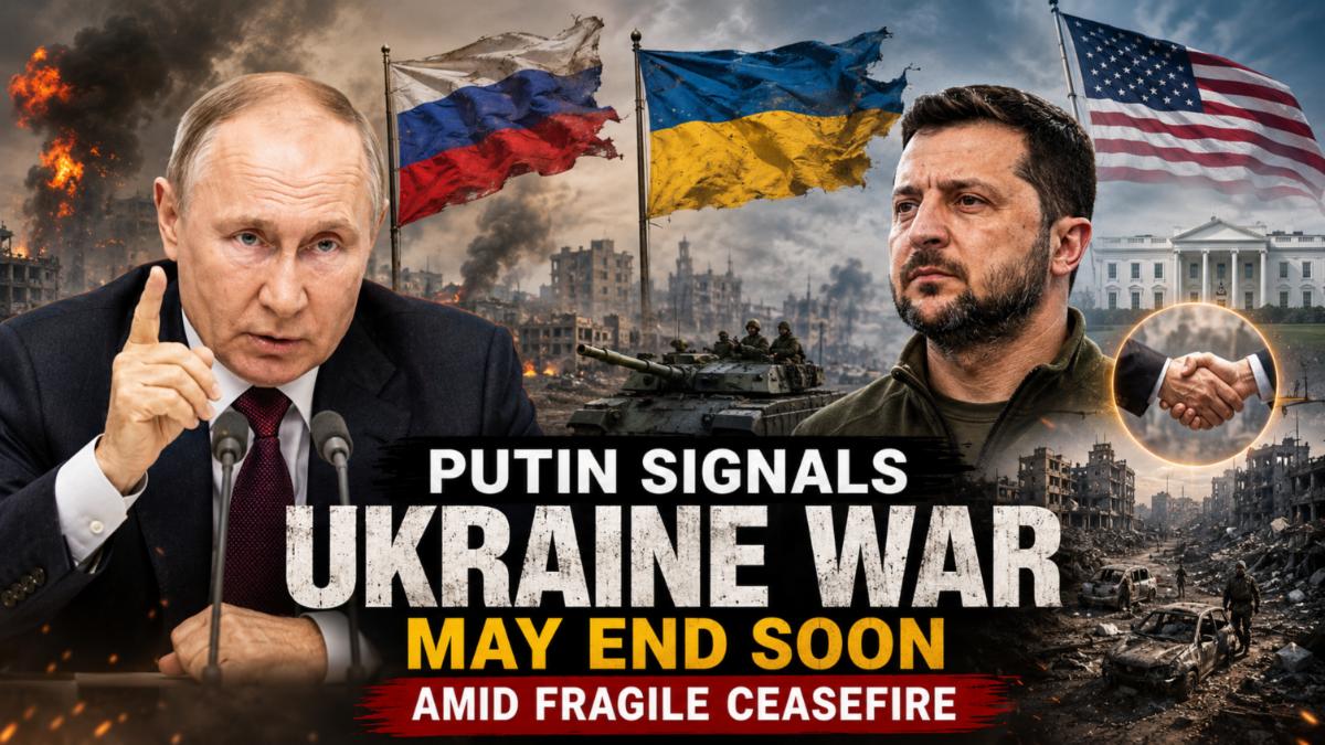Putin Signals Ukraine War May End Soon Amid Fragile Ceasefire