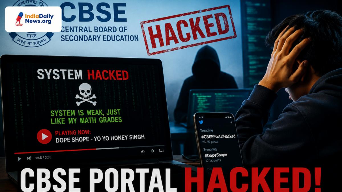 CBSE Portal Hacked? Viral Music Stunt Sparks Cybersecurity Debate