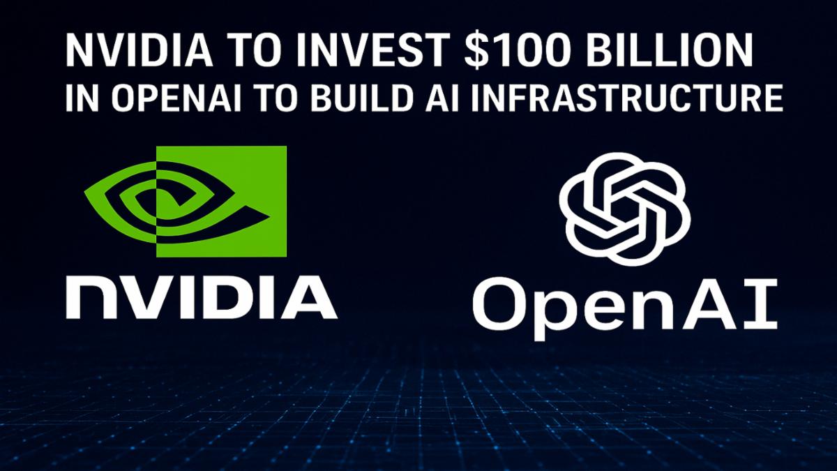 Nvidia Invests $100 Billion in OpenAI | New AI Infrastructure Deal