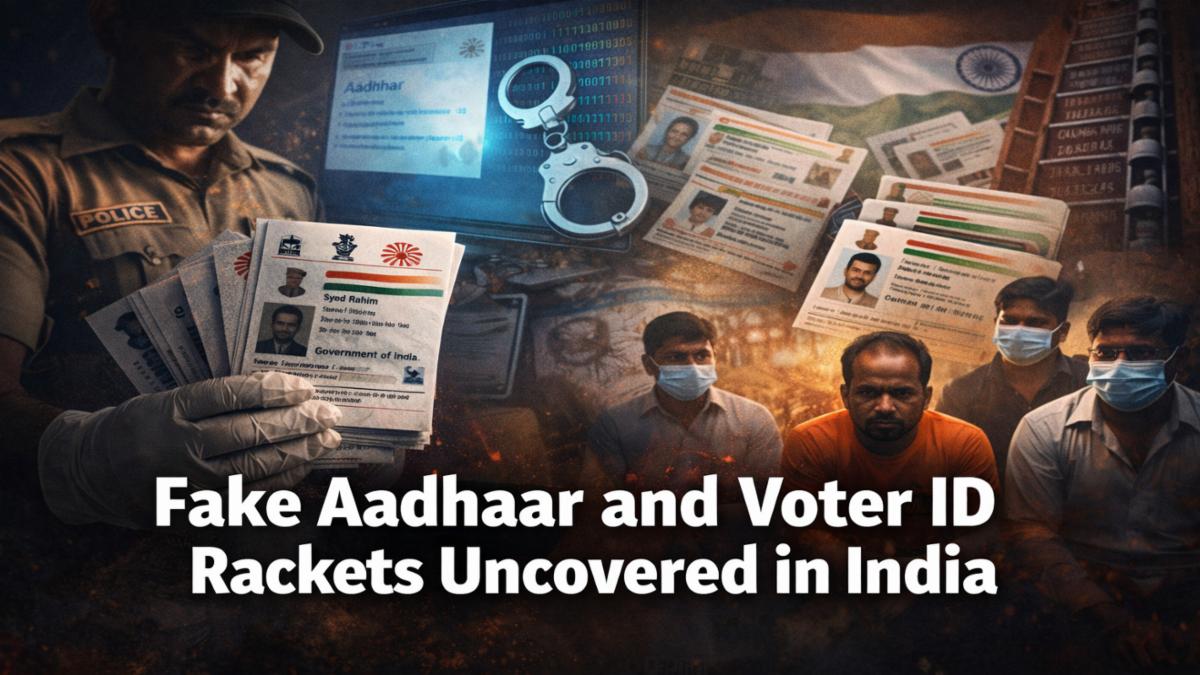 Fake Document Rackets UP to Bengal | How Illegal Immigrants Exploit Aadhaar And Voter ID