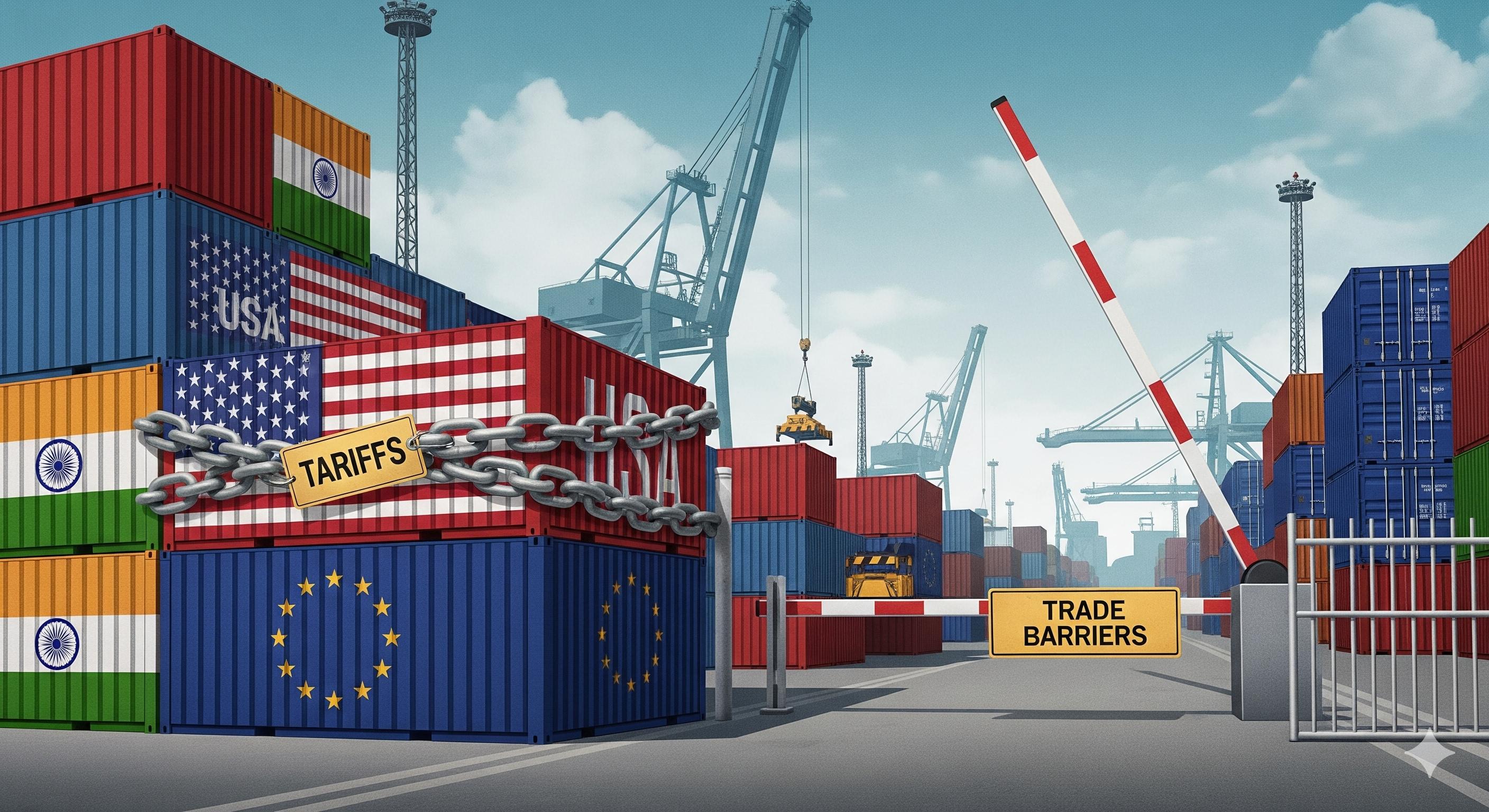 Global Trade and Tariff Pressures: Impact on India’s Exports and Economy