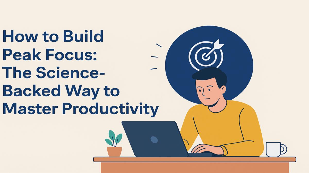 How to Build Peak Focus: Science Backed Strategies for Lasting Productivity