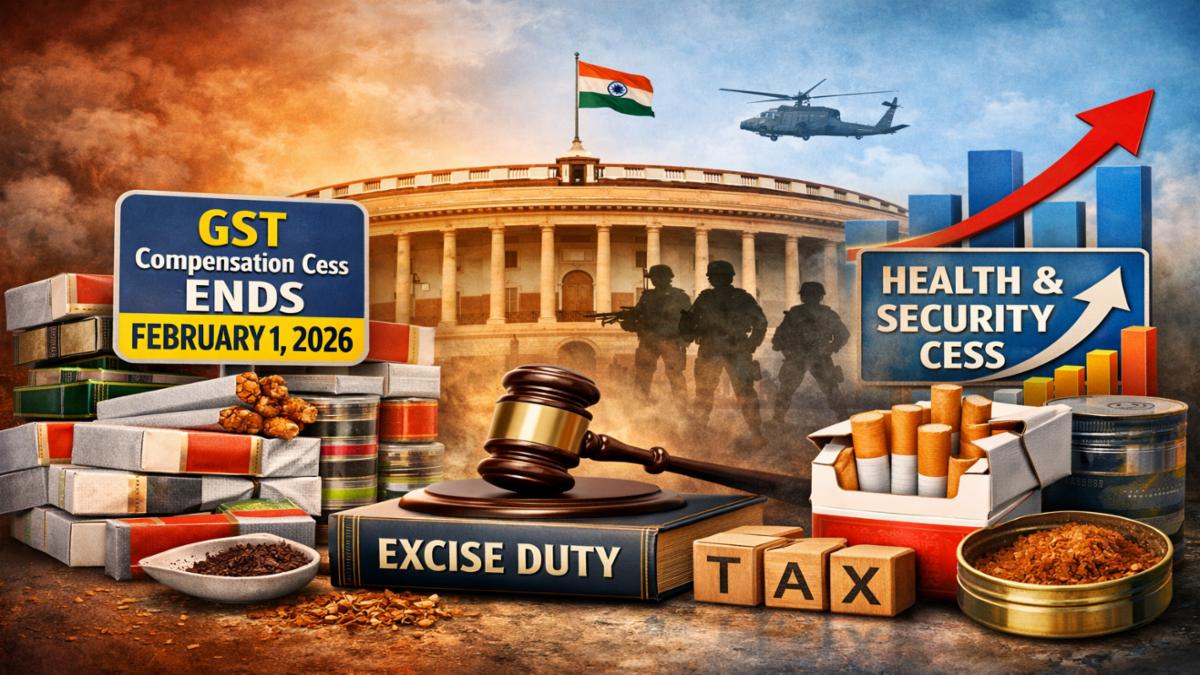 India Ends GST Compensation Cess, Launches New Tobacco Tax Regime from Feb 1