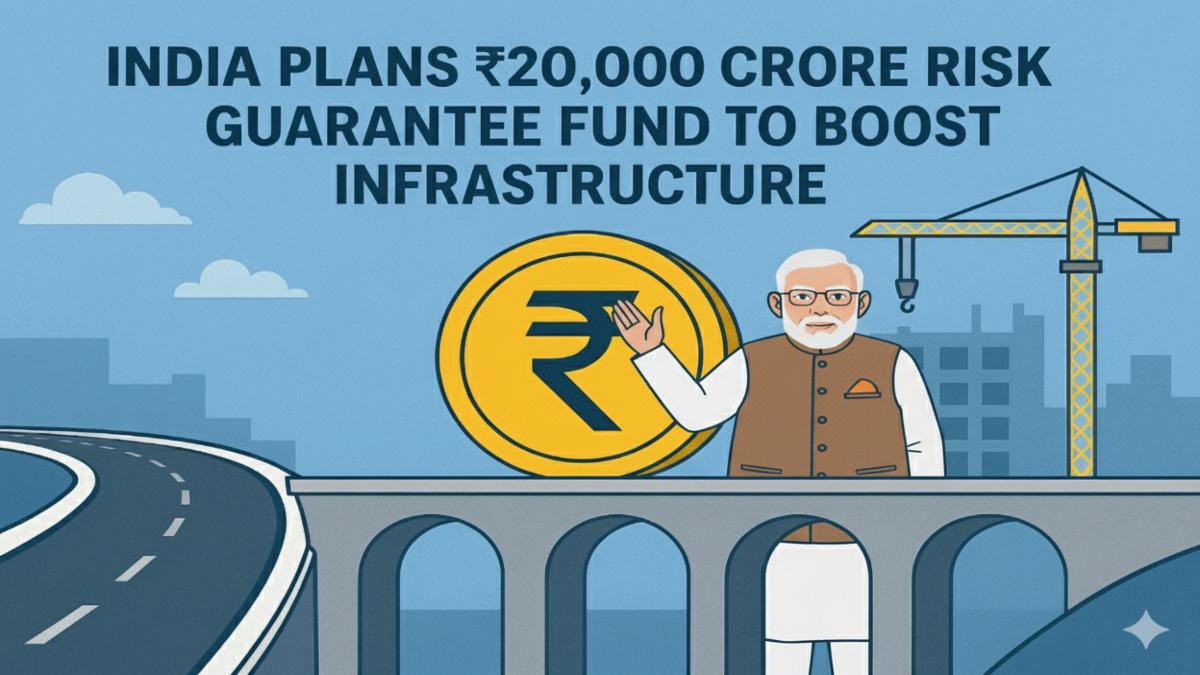 India to Launch ₹20,000 Crore Risk Guarantee Fund to Boost Infrastructure Investment