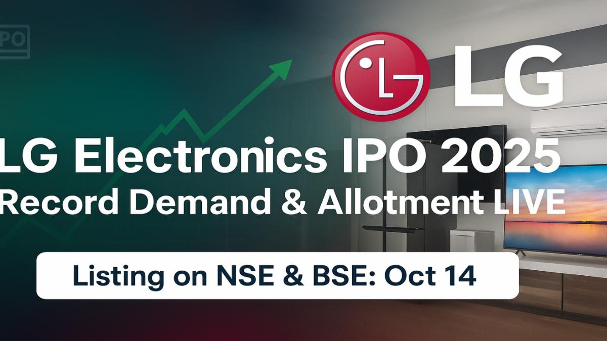 LG Electronics IPO Allotment Live: Record Subscription, High GMP, Listing Outlook
