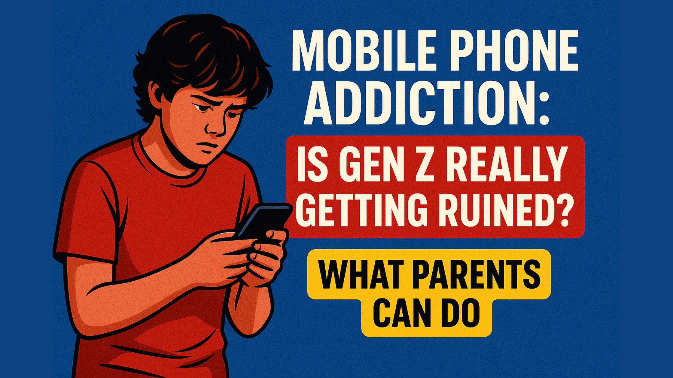 Mobile Phone Addiction: Is Gen Z Really Getting Ruined? What Parents Can Do