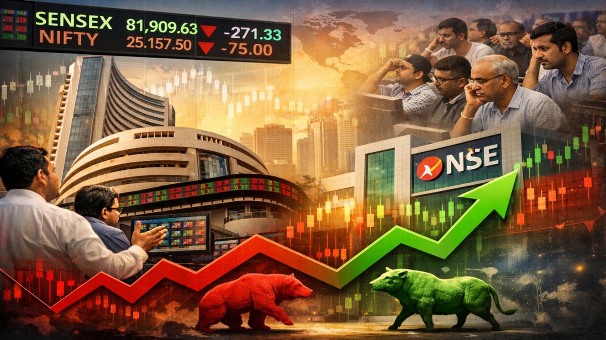 Sensex Rebounds After Three-Day Rout as Nifty 50 Recovers from Lows