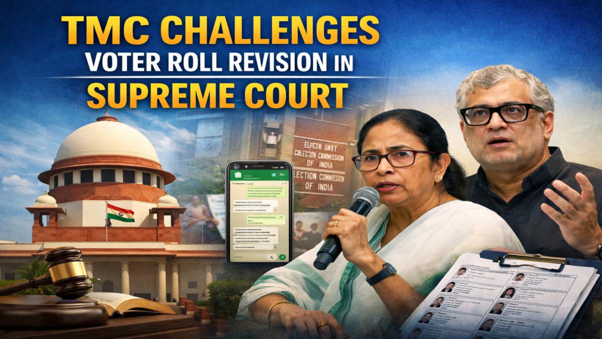 TMC Moves Supreme Court Against Election Commission Over West Bengal Voter Roll Revision