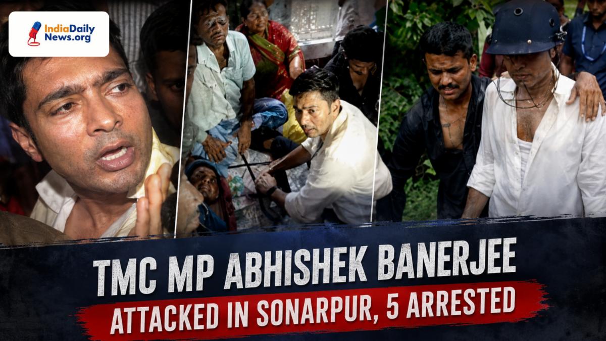 Abhishek Banerjee Attacked in Sonarpur, 5 Held